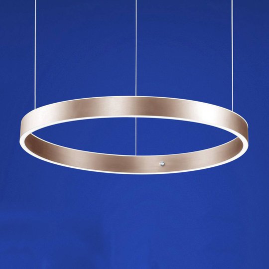 B-Leuchten Delta LED-hänglampa 60 cm roséguld