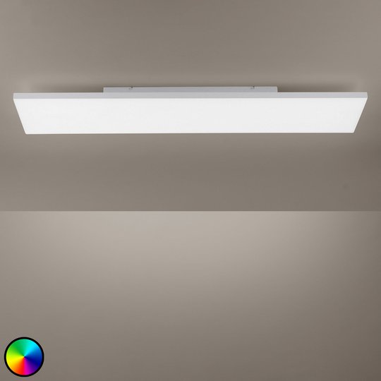 Paul Neuhaus Frameless taklampa RGBW 100 x 25 cm