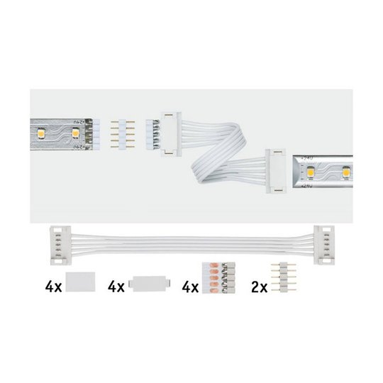 Paulmann MaxLED universell anslutning, 2-pack vit