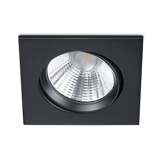 Dimbar LED-inbyggnadsspot Pamir i svart matt