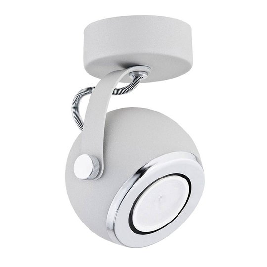 Takspotlight Kron, 1 lampa, silver