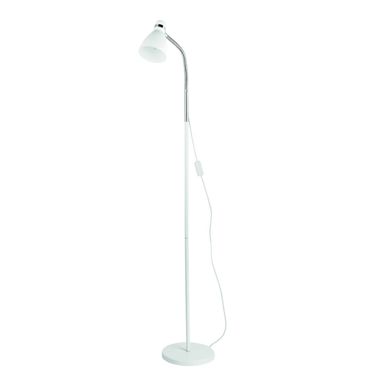 Garrie golvlampa (Mattvit)
