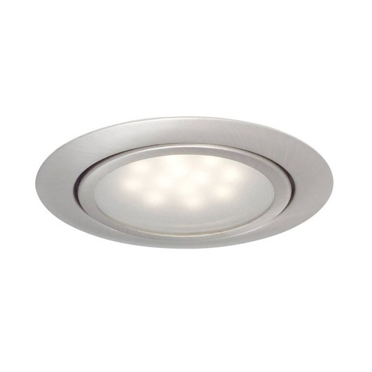 LED-inbyggnadslampa Skinne i 3dels-set, borstat j.