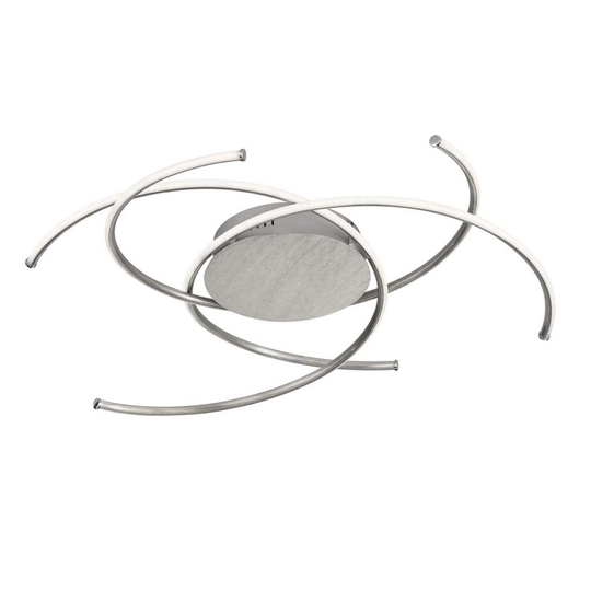 Juls plafond (Borstad aluminium)