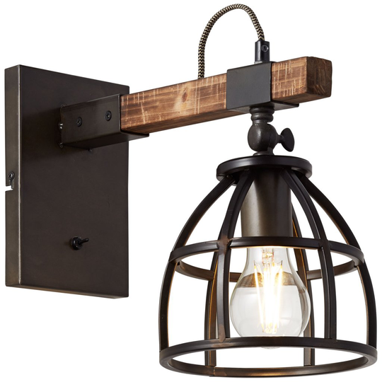 Matrix vägglampa (Svart)