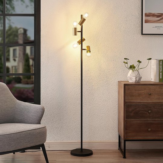 Lindby Idis golvlampa, 4 lampor