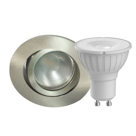 Megaman DecoclicSet LED-inbyggnadsspot GU10 järn