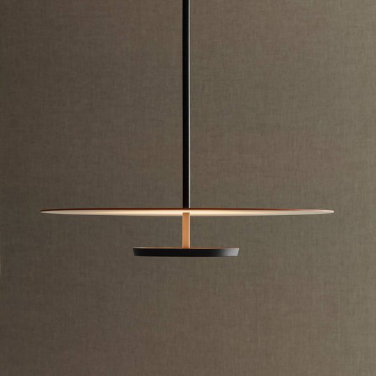 Vibia Flat LED-hänglampa 1 lampa Ø 55 cm
