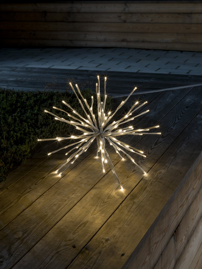 Dekorationsboll LED IP44 (Silver)