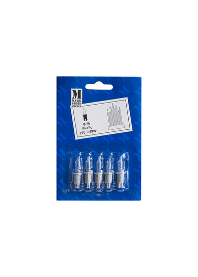 SPARE BULB 25V SILVER