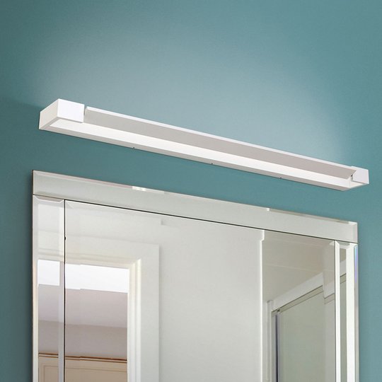 LED-spegellampa Marilyn, vit, lutbar 90 cm