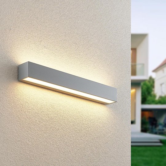 Lucande Lengo LED-utomhusvägglampa, Up Down, 50 cm