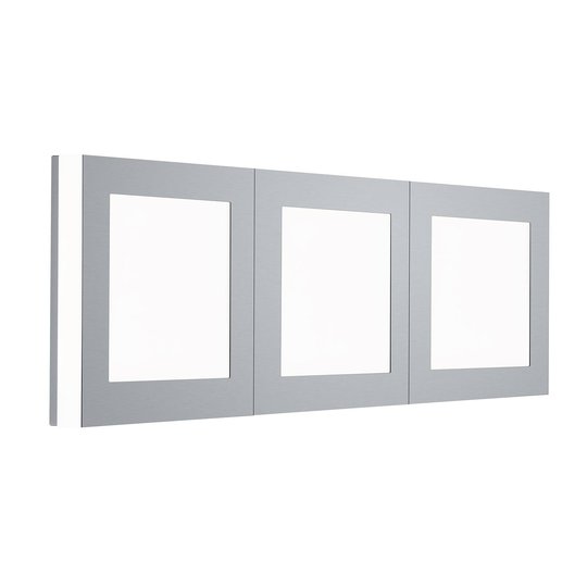 B-Leuchten Quadro LED-vägglampa 65x22 cm