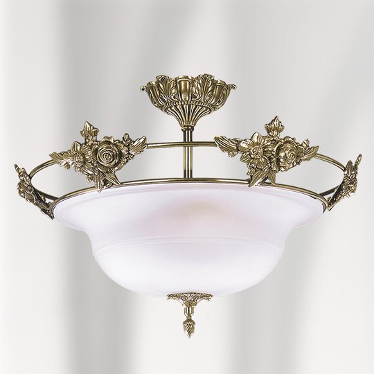 Imponerande taklampa RIALTO, vit
