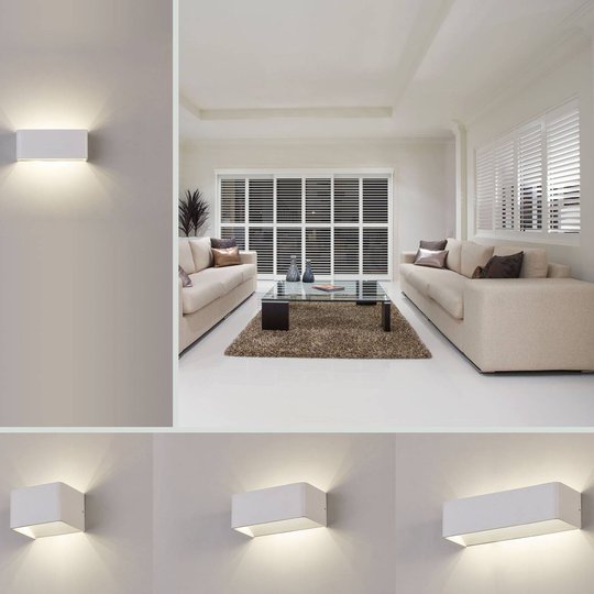 LED-vägglampa Icon, 2 700 K, bredd 12 cm