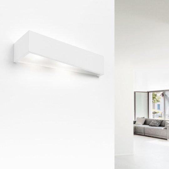 Vägglampa Teos, bredd 34,5 cm