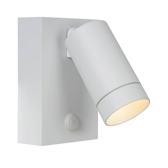 Utomhusväggspot Taylor sensor, 1 lampa vit