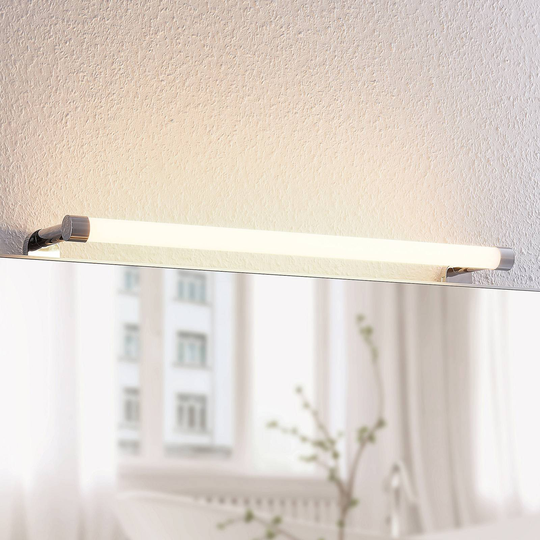 Lindby Eleri LED-spegellampa, krom