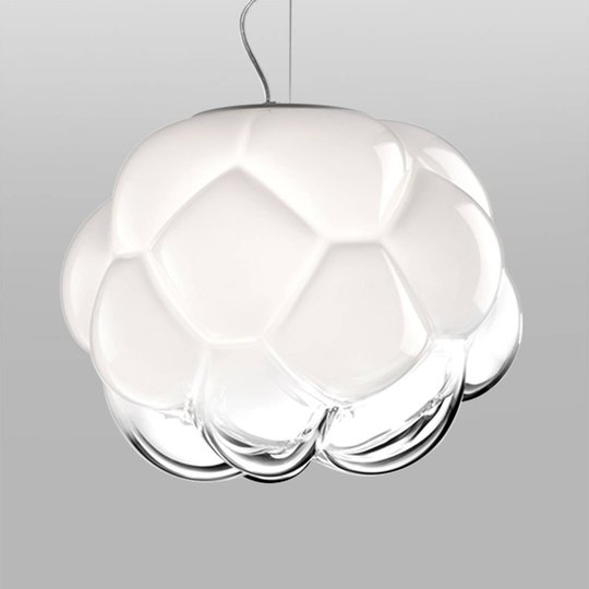 Molnformad LED-hänglampa Cloudy, 40 cm