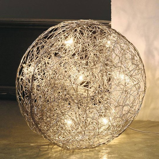 Designer-golvlampa LED Rotola, 40 cm diameter