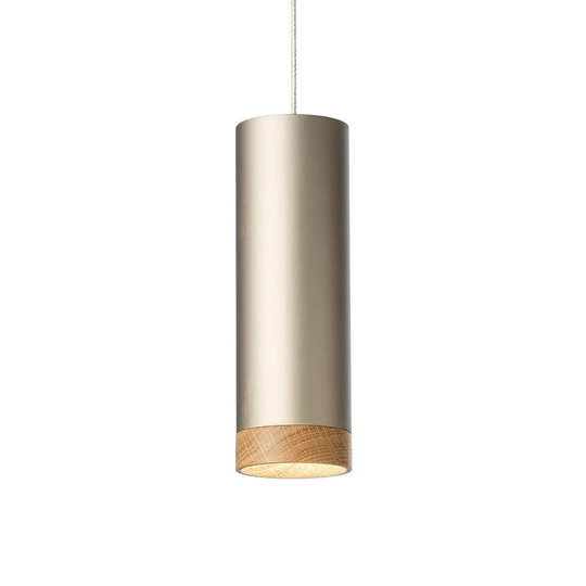 LED-pendellampa PHEB, silverbrons/ek