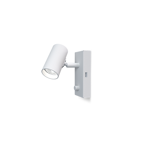 Tyson Vägglampa USB (höger) (Vit)