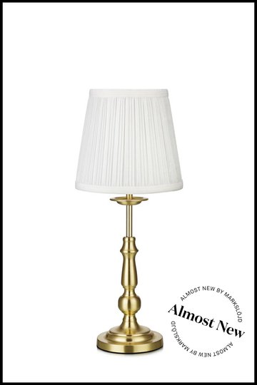 ALMOST NEW IMPERIA TABLE BRASS/WHITE