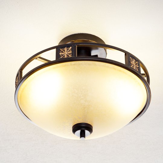 Taklampa Caecilia i antik stil, 42 cm