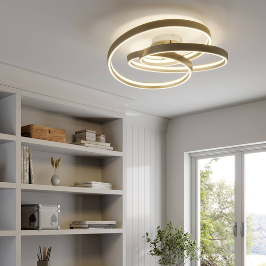 Lucande Gunbritt LED-taklampa, 80 cm