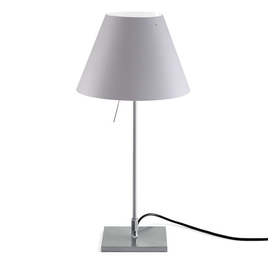 Luceplan Costanzina bordslampa aluminium, vit