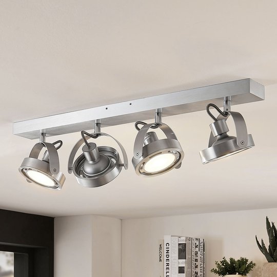 LED-spotlight Munin, dimbar alu 4 lampor