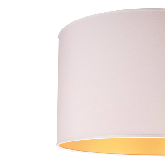Bordslampa Roller, vit/guld, höjd 50 cm