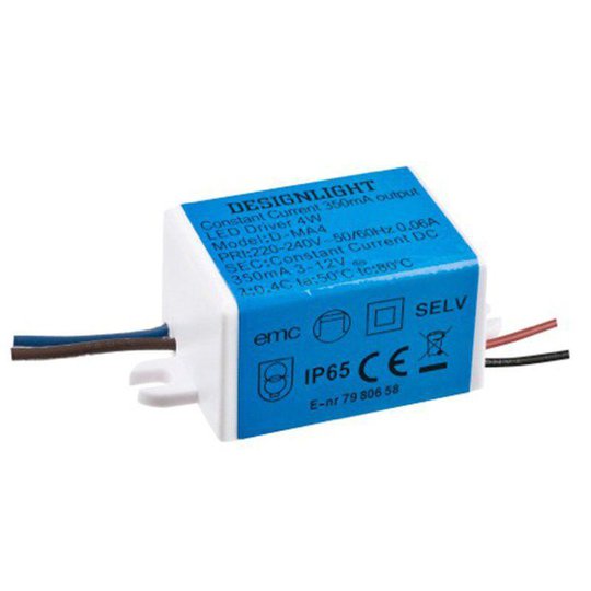 350mA LED transformator 1-4W (6W)