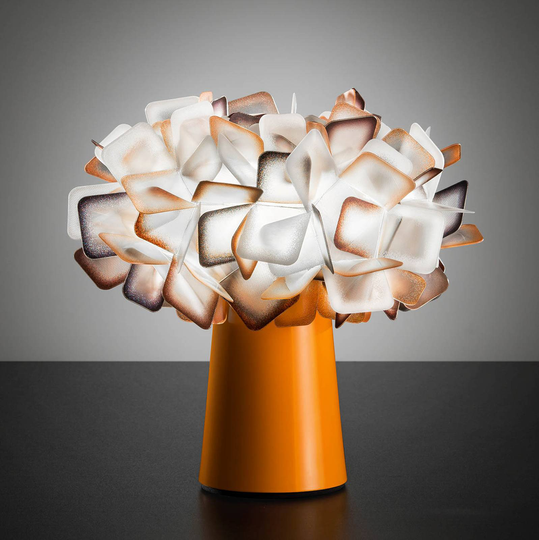 Slamp Clizia - designbordslampa, orange
