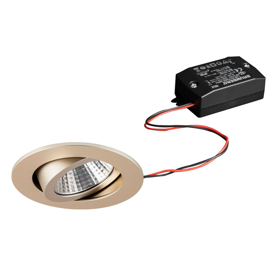 BRUMBERG LED-downlight 38° rund creme 2 700 K