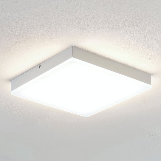 Lindby Tamito LED-taklampa, vit, 25 cm