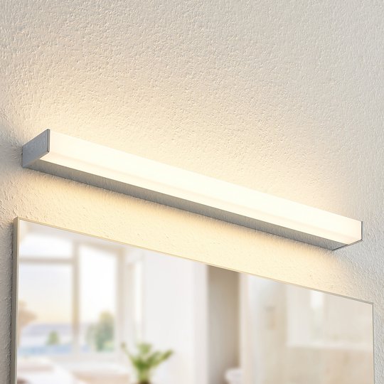Arcchio Djamal LED-vägglampa, IP44, krom, 70 cm