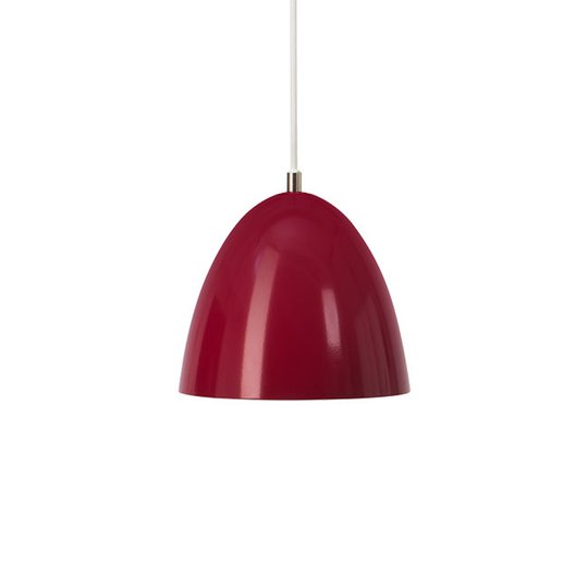 LED-hänglampa Eas, Ø 24 cm, 3 000 K, röd