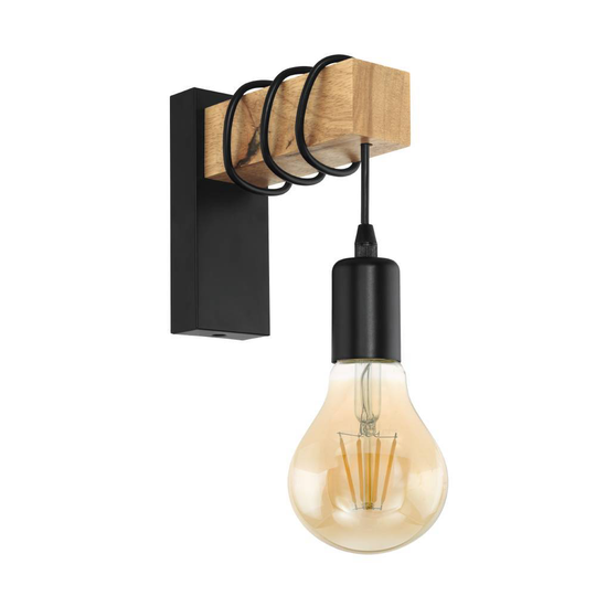 Townshend vägglampa (Svart)
