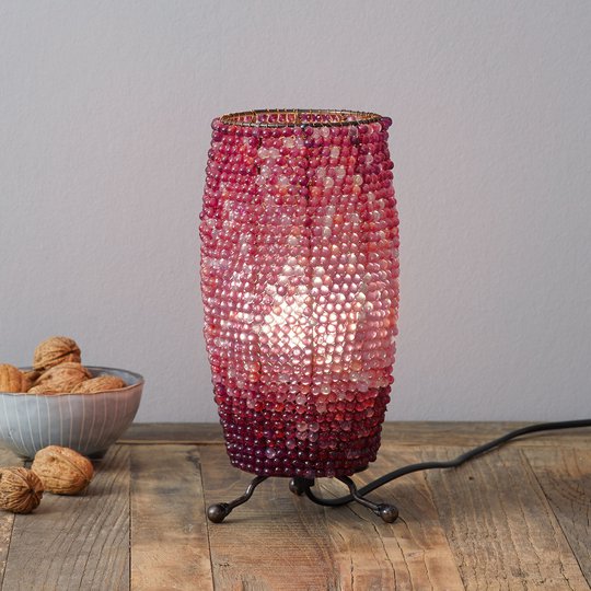 Bordslampa Perla cylindrisk form höjd 24 cm