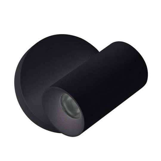 LED-väggspotlight Bart W, svart