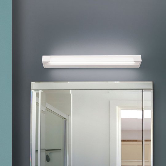 LED-spegellampa Marilyn 57 cm vit