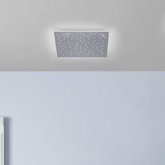 Paul Neuhaus Q-NIGHTSKY, LED-taklampa, 60 x 60 cm