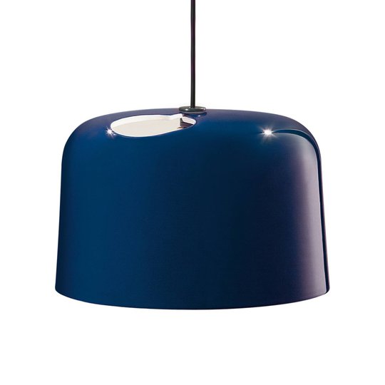 Blåglänsande keramiktaklampa Add