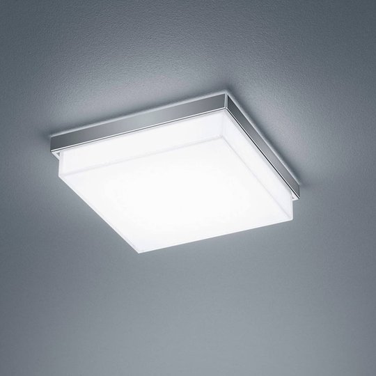 Helestra Cosi LED-taklampa krom 21x21 cm