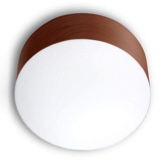 LZF Gea taklampa 0-10 V dim, Ø 30 cm, choklad