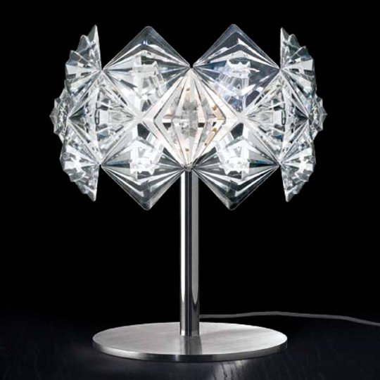 Bordslampa Prisma med blinkande skärm