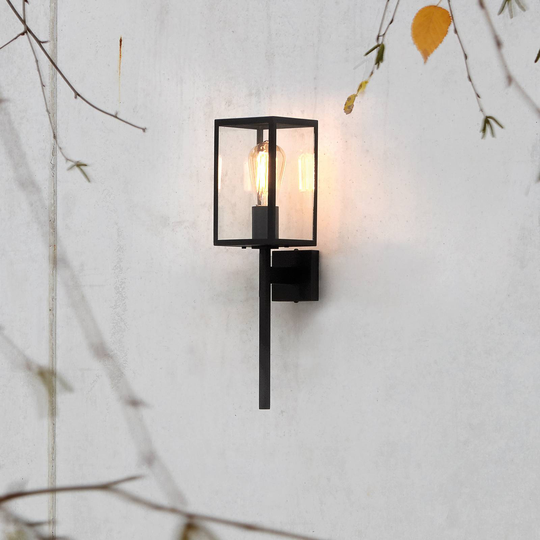 Astro Coach 130 utomhusvägglampa, svart