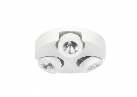 Montreal 3-spot (rund) LED (Svart)