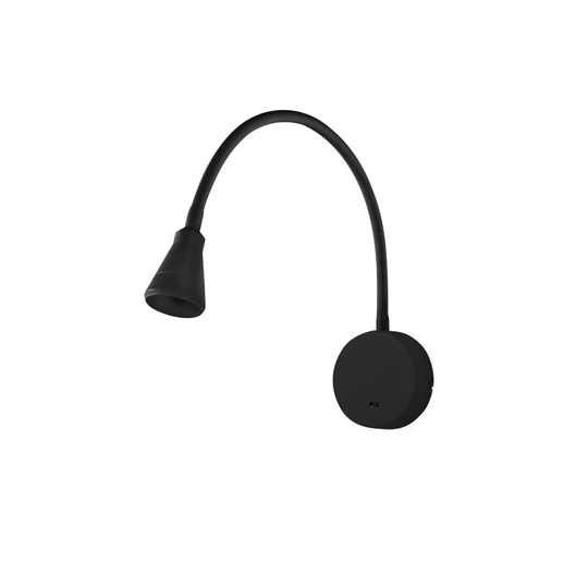 Bel LED vägglampa (Svart)